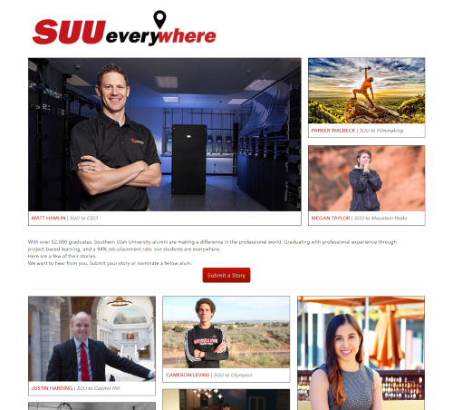 SUU to Everywhere front page